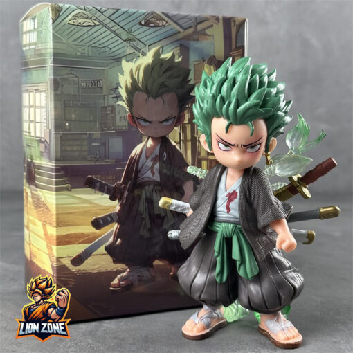 Mô hình Zoro chibi dễ thương - trang trí bàn học siêu đẹp