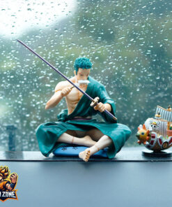 Mô hình Zoro ngồi lau kiếm để trang trí ô tô siêu đẹp