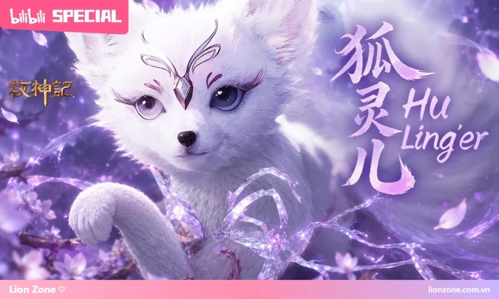Hồ Linh Nhi – cô hồ ly trắng trong Mục Thần Ký