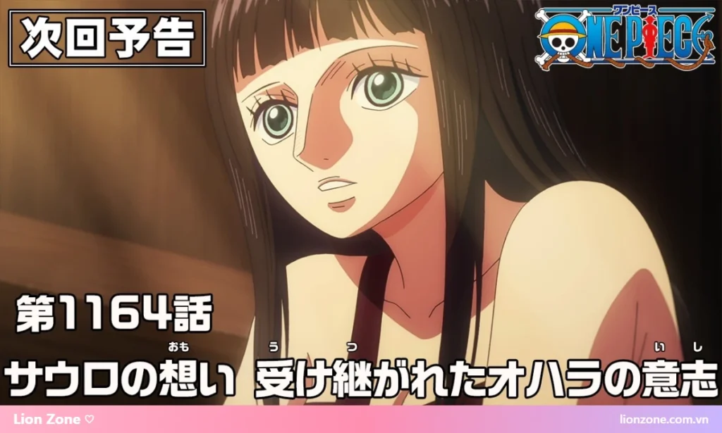 Nico Robin – ý chí Ohara trong One Piece tập 1164