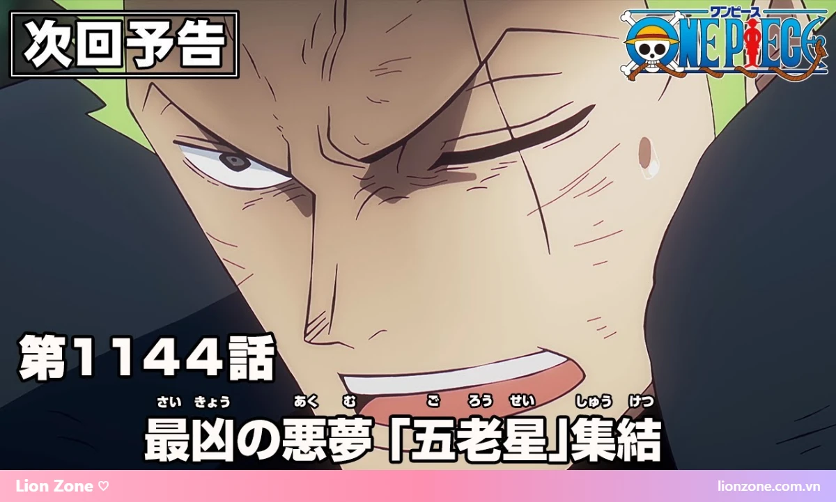 One Piece tập 1144 – Ngũ Lão Tinh tập hợp