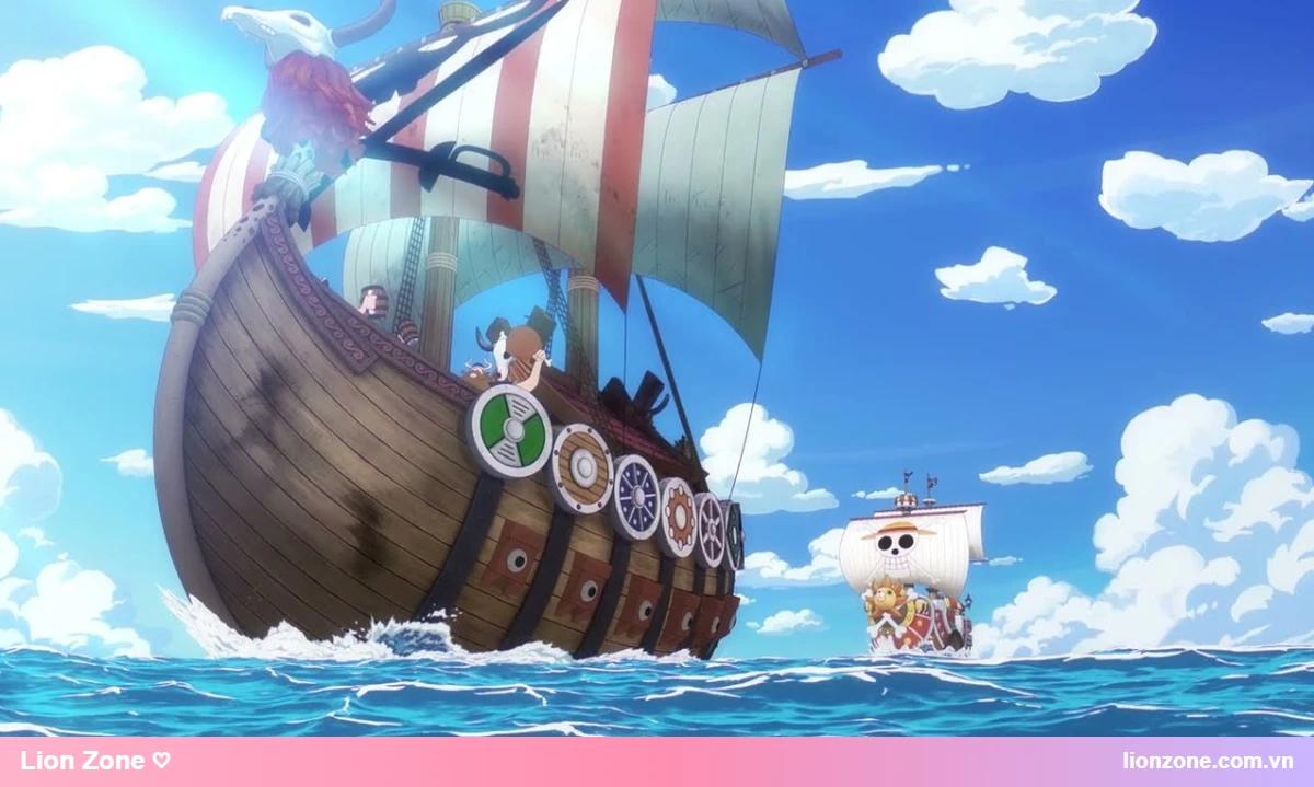 Thuyền Elbaf và Thousand Sunny – One Piece tập 1156
